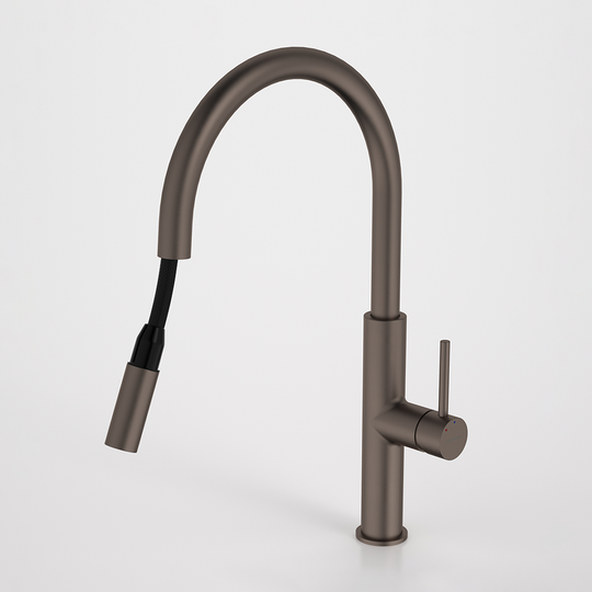 Liano II Pull Out Sink Laundry Tap Mixer Brushed Bronze Lead Free