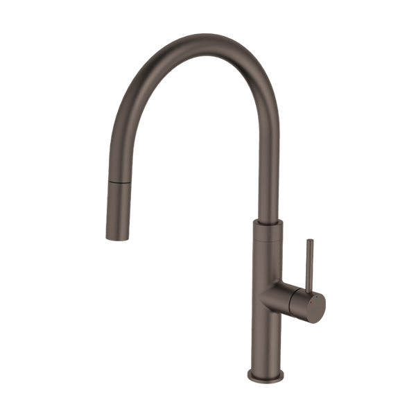 Caroma Liano II Pull Out Sink Mixer Brushed Bronze Lead Free