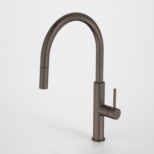 Caroma Liano II Pull Out Sink Mixer Brushed Bronze Lead Free