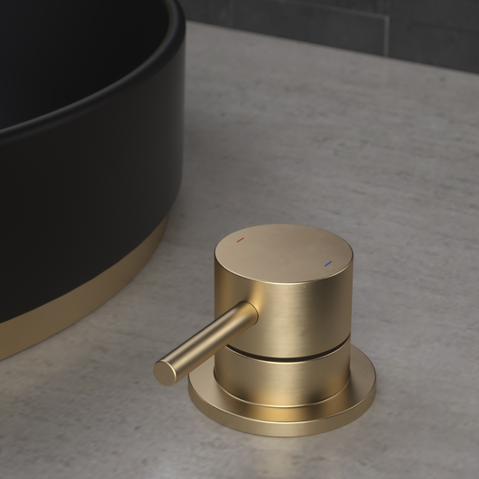 Liano II Hob Mixer (Trim Kit Only) Brushed Brass