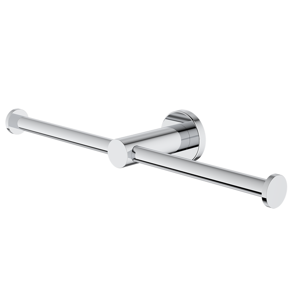 Caroma Liano II Double Toilet Roll Holder Chrome