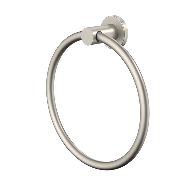 Caroma Liano II Towel Ring Brushed Nickel