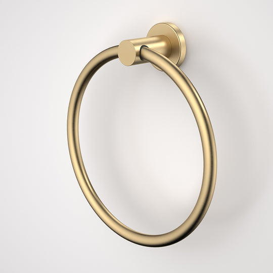 Liano II Towel Ring Brushed Brass