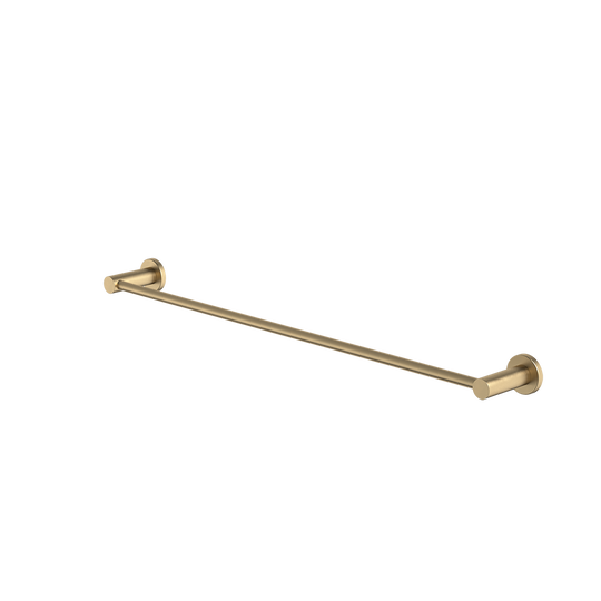 Liano II Single Towel Rail 640mm Brushed Brass