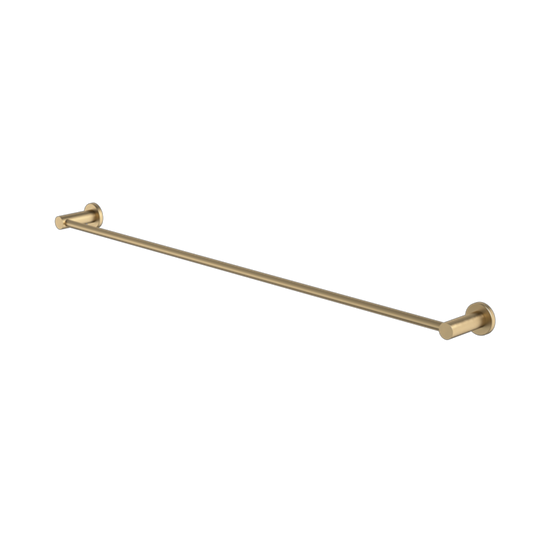 Liano II Single Towel Rail 840mm Brushed Brass
