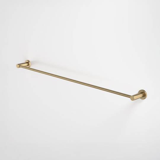Liano II Single Towel Rail 840mm Brushed Brass