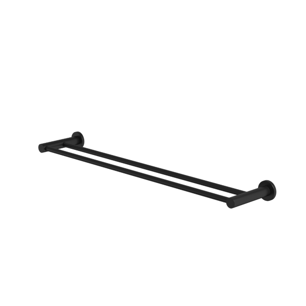 Caroma Liano II Double Towel Rail 640mm Matte Black