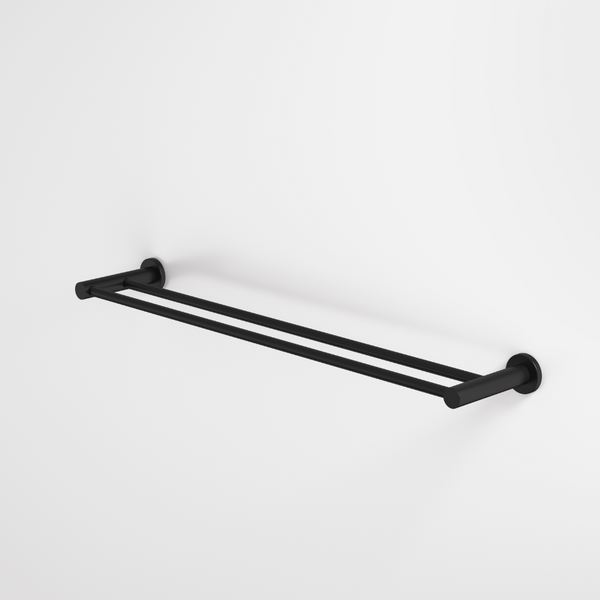 Caroma Liano II Double Towel Rail 640mm Matte Black