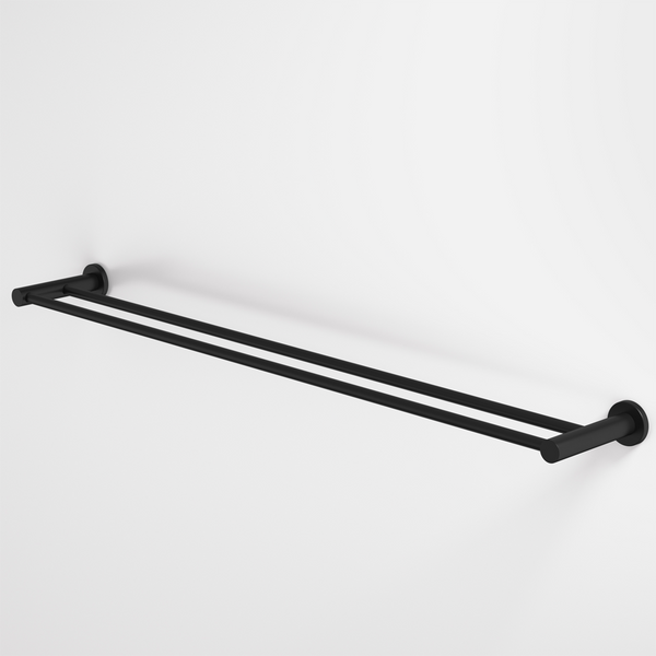 Caroma Liano II Double Towel Rail 840mm Matte Black