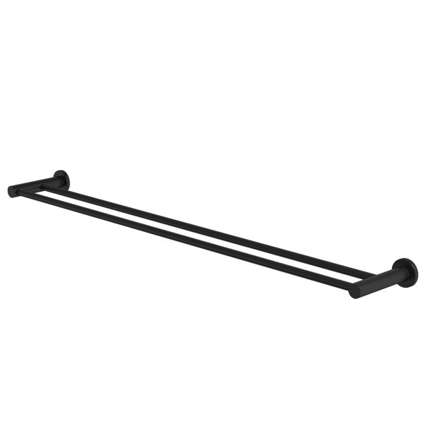 Caroma Liano II Double Towel Rail 840mm Matte Black