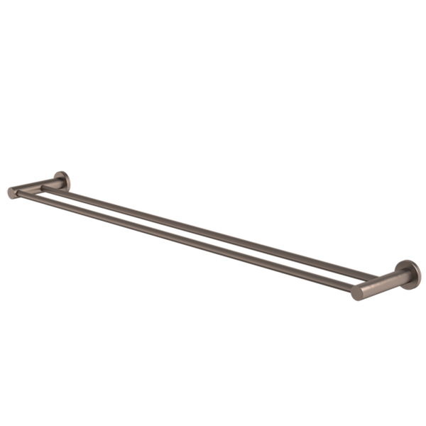 Caroma Liano II Double Towel Rail 840mm Brushed Bronze