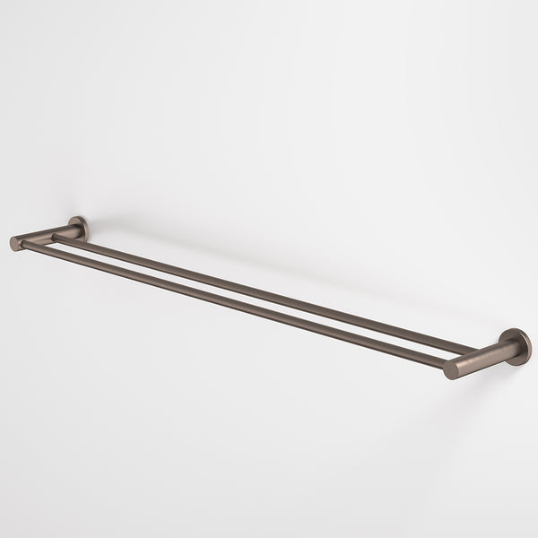Caroma Liano II Double Towel Rail 840mm Brushed Bronze