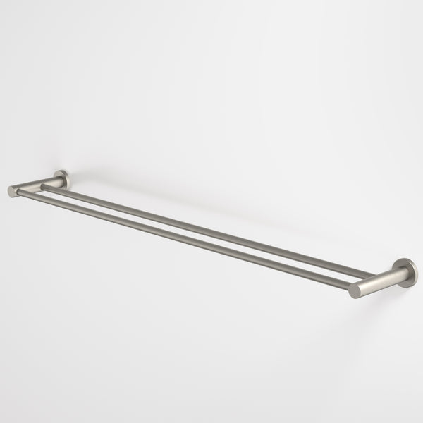 Caroma Liano II Double Towel Rail 840mm Brushed Nickel