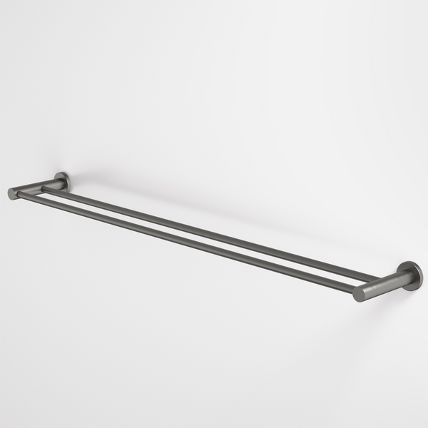 Caroma Liano II Double Towel Rail 840mm Gunmetal