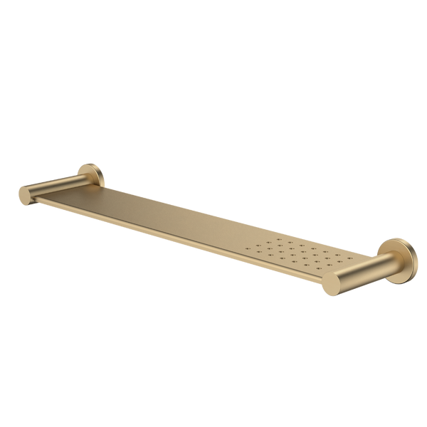 Caroma Liano II Bathroom Shelf Brushed Brass