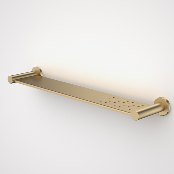 Caroma Liano II Bathroom Shelf Brushed Brass