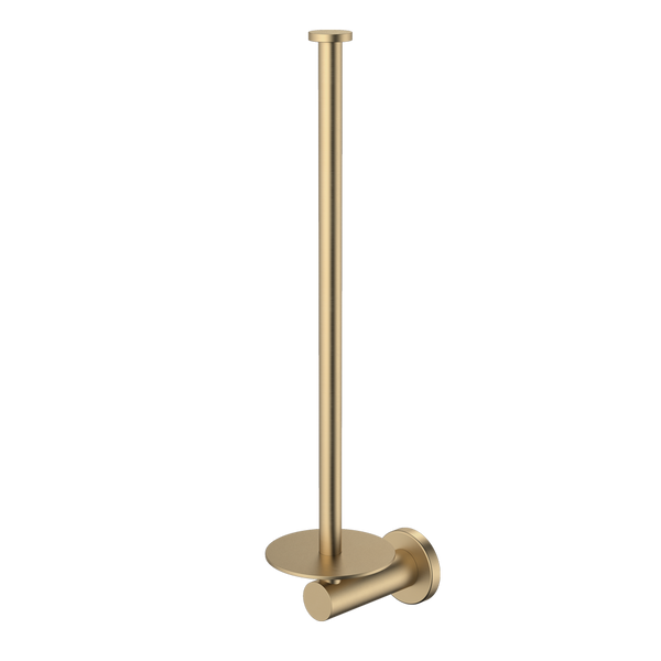 Caroma Liano II Spare Toilet Roll Holder Brushed Brass