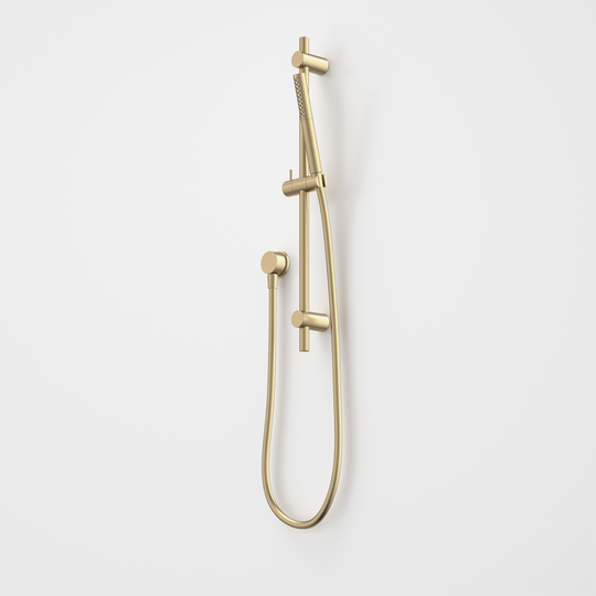 Liano II 3 Function Microphone Rail Shower Brushed Brass