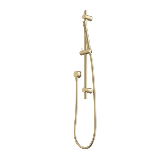 Liano II 3 Function Microphone Rail Shower Brushed Brass