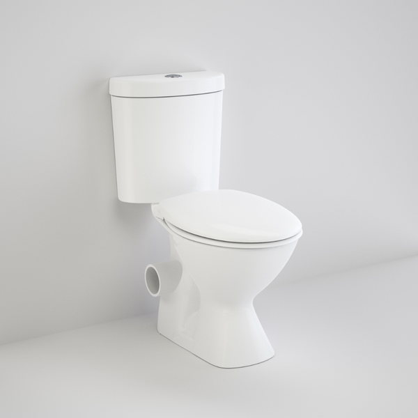 Caroma Profile Left Hand Skew Trap Close Coupled Soft Close Suite White