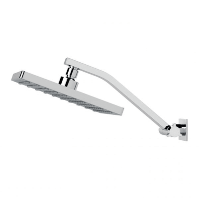 Phoenix Lexi Universal Shower Arm & 200mm Square Rose Chrome
