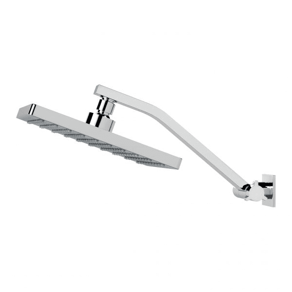 Phoenix Lexi Universal Shower Arm & 200mm Square Rose Chrome