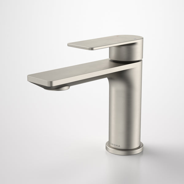 Caroma Urbane II Basin Mixer Brushed Nickel Lead Free