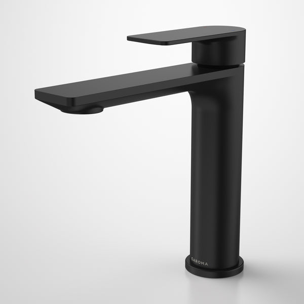 Caroma Urbane II Mid Tower Basin Mixer Matte Black