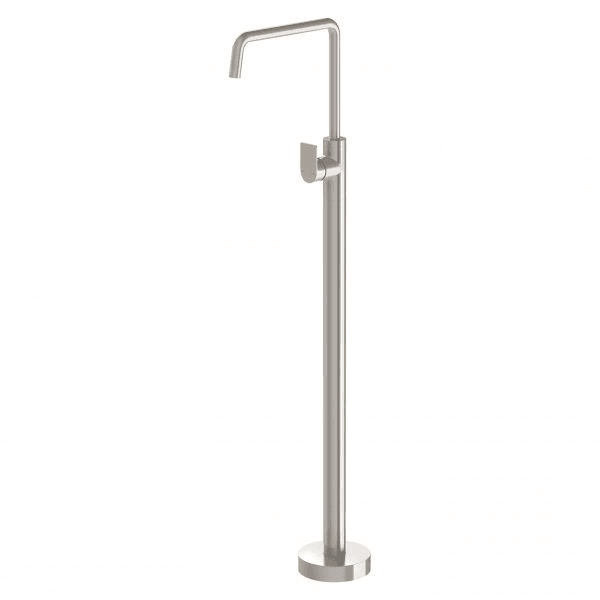 Phoenix Mekko Floor Mounted Bath Mixer Brushed Nickel