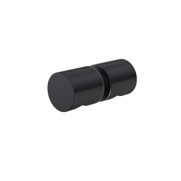 Caroma Shower Door Handle Round Matte Black
