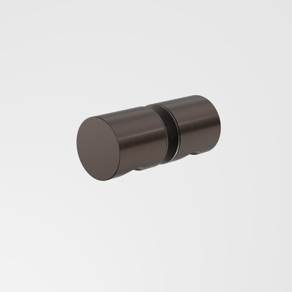 Caroma Shower Door Handle Round Brushed Bronze