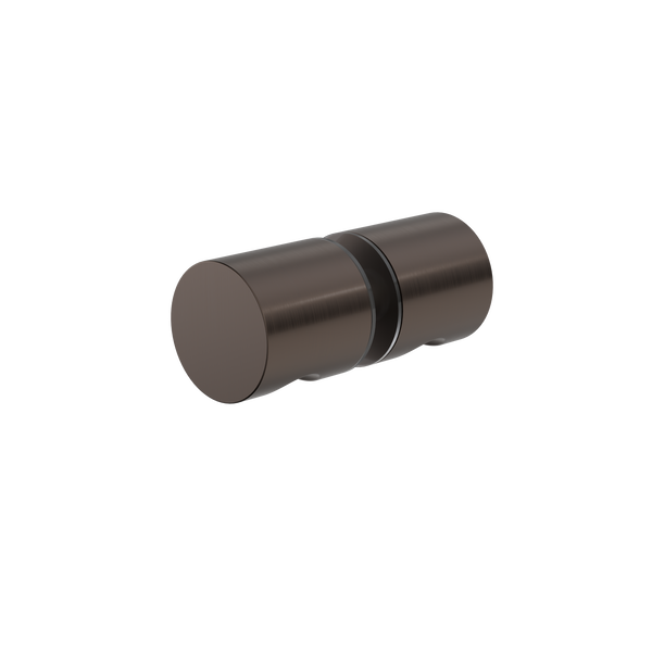 Caroma Shower Door Handle Round Brushed Bronze