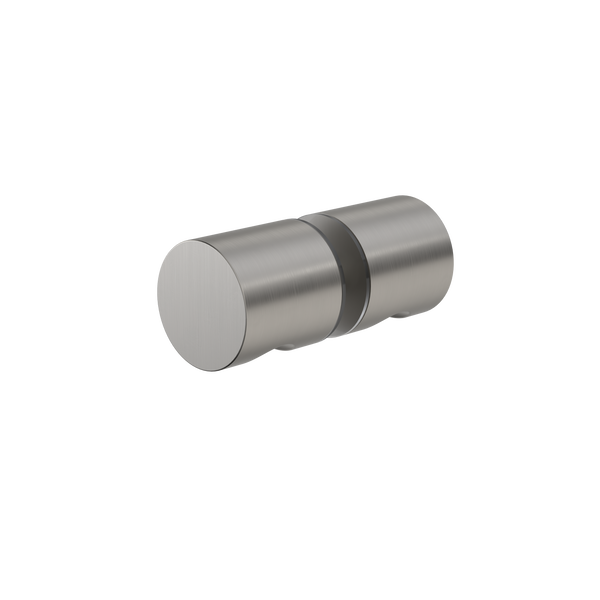 Caroma Shower Door Handle Round Brushed Nickel
