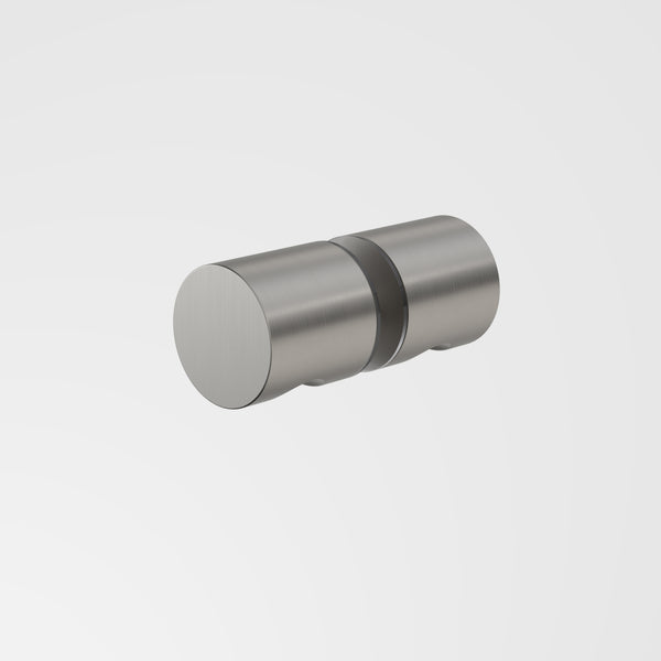 Caroma Shower Door Handle Round Brushed Nickel