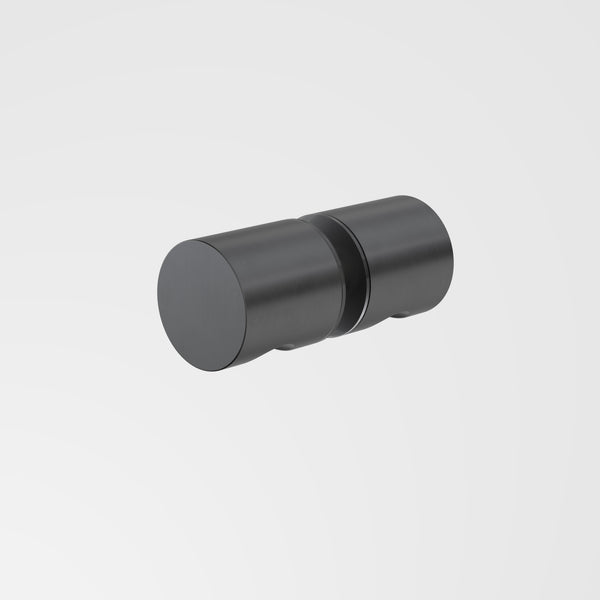 Caroma Shower Door Handle Round Gunmetal
