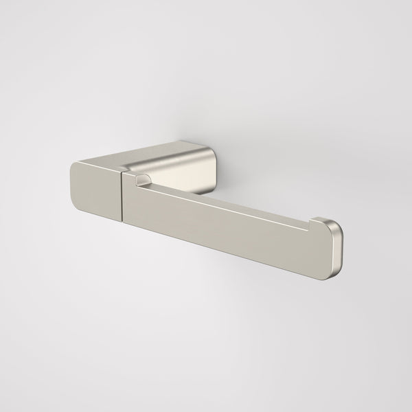 Caroma Luna Toilet Roll Holder Brushed Nickel