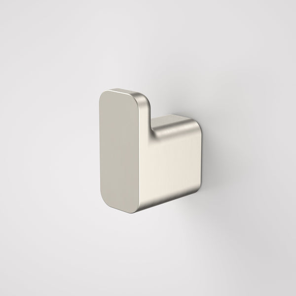 Caroma Luna Robe Hook Brushed Nickel