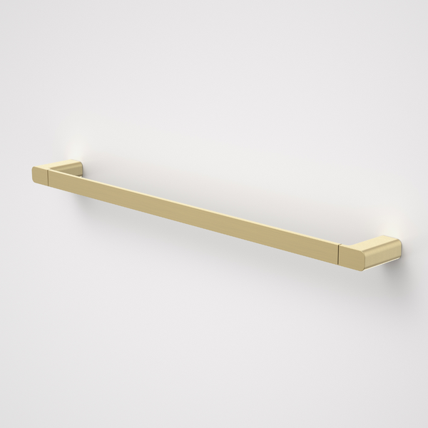 Caroma Luna Single Towel Rail 630mm Brushed Brass
