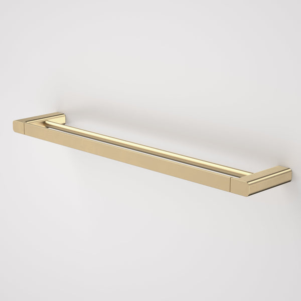 Caroma Luna Double Towel Rail 630mm Brushed Brass