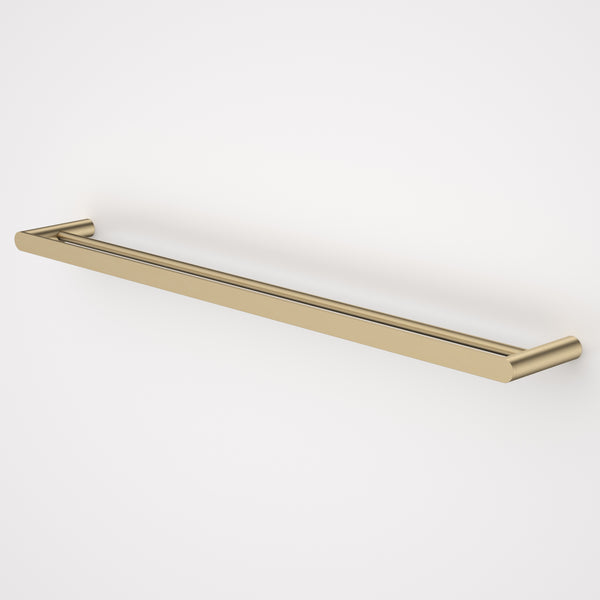 Caroma Urbane II 825mm Double Towel Rail Brushed Brass