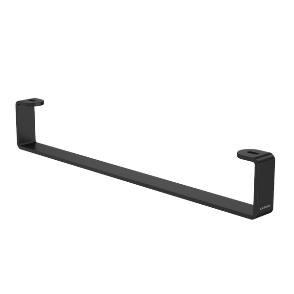 Caroma Urbane II Hand Wall Basin Integrated Rail Matte Black