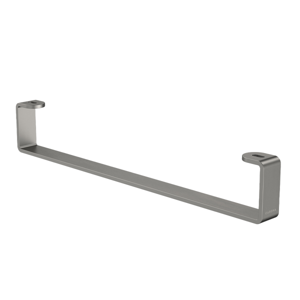 Caroma Urbane II Hand Wall Basin Integrated Rail Gunmetal
