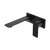 Caroma Urbane II 180mm Wall Basin/Bath Mixer and Outlet Rectangular Plate Lead Free Matte Black