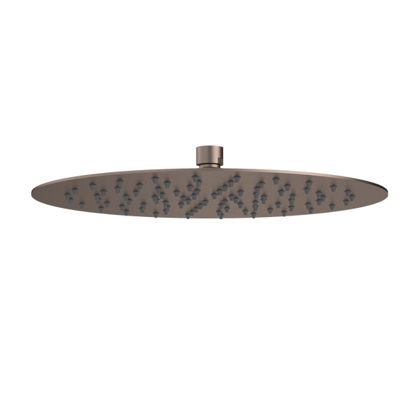 Caroma Urbane II 300mm Round Rain Shower Brushed Bronze