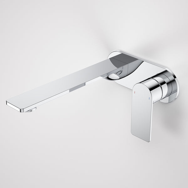 Caroma Urbane II 220mm Wall Basin/Bath Mixer and Outlet Round Plate Lead Free Chrome