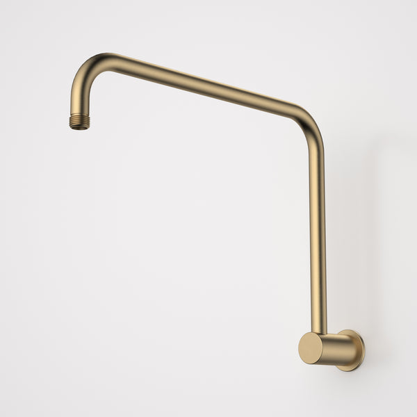Caroma Urbane II 460mm Upswept Shower Arm Brushed Brass