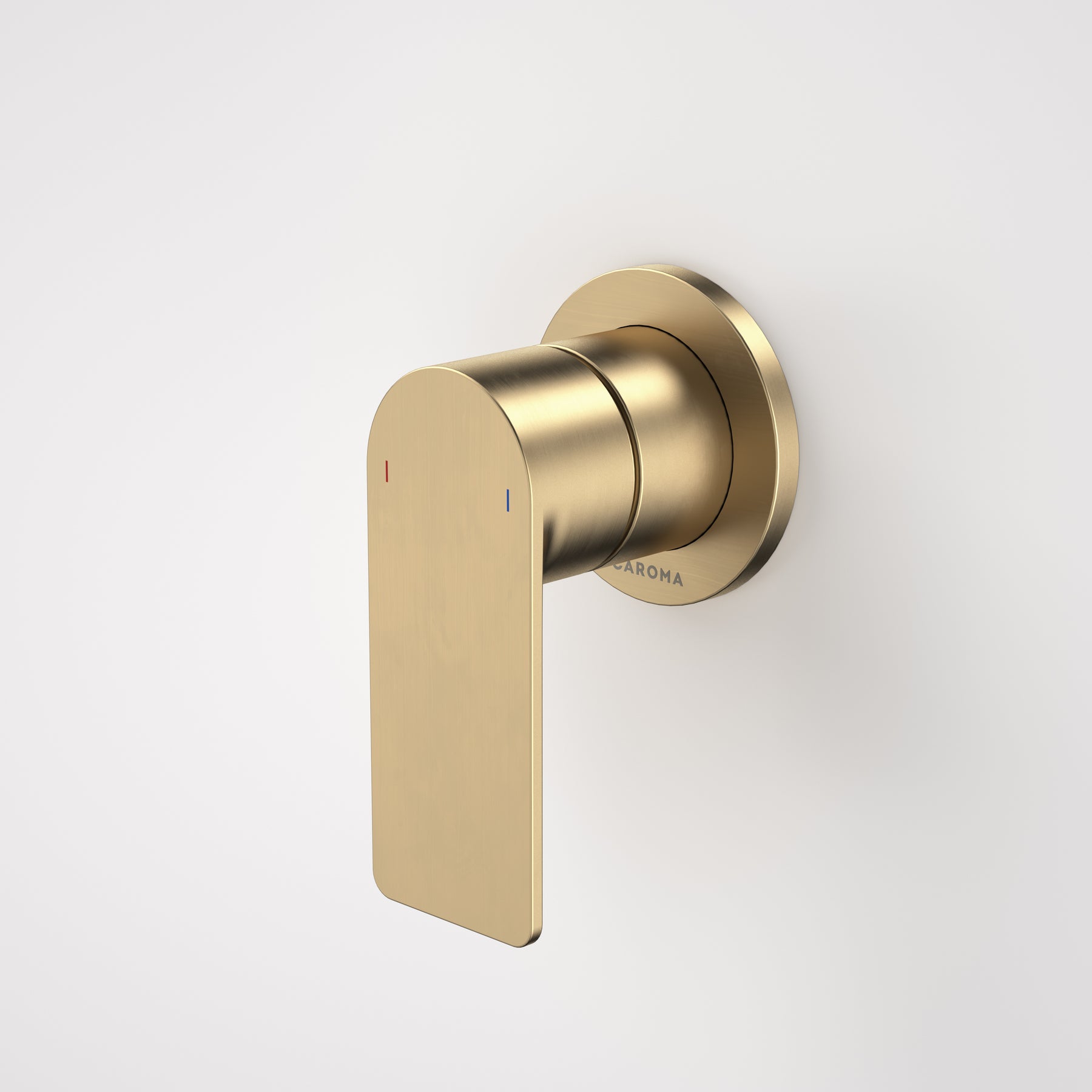 Caroma Urbane II Bath/Shower Mixer Round Cover Plate Brushed Brass