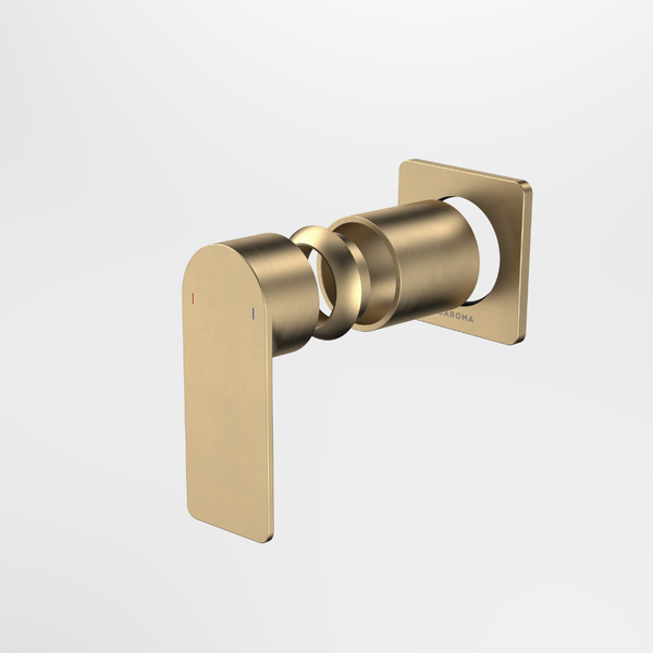 Caroma Urbane II Bath / Shower Trim Kit Square Cover Plate Brushed Brass