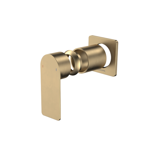 Caroma Urbane II Bath / Shower Trim Kit Square Cover Plate Brushed Brass