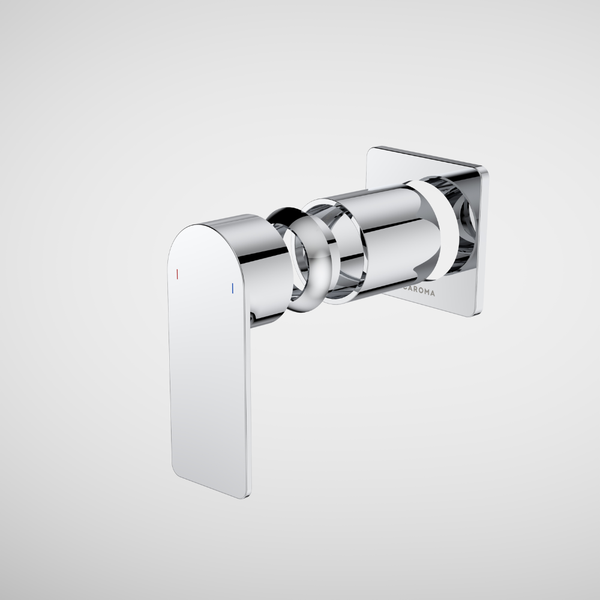 Caroma Urbane II Bath/Shower Wall Mixer with Square Cover Plate (Trim Kit Only) Chrome